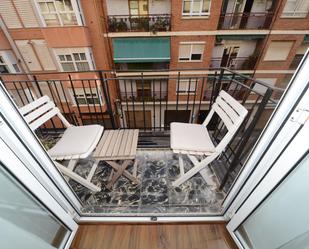 Balcony of Flat to rent in  Valencia Capital  with Air Conditioner, Heating and Balcony