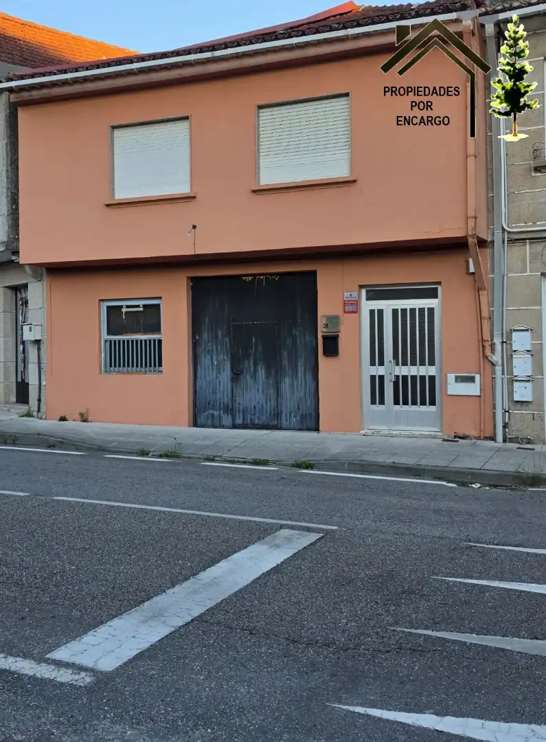 Vista exterior de Casa adosada en venda en Moaña, Pontevedra