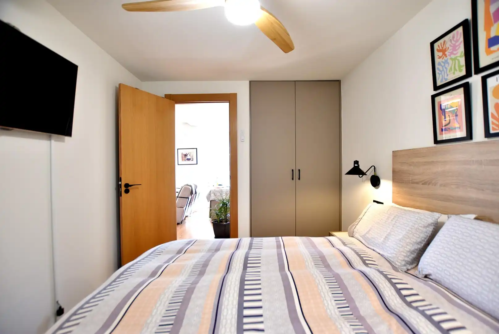 Schlafzimmer von Wohnung zur Miete in Granada mit Klimaanlage, Heizung und Terrasse