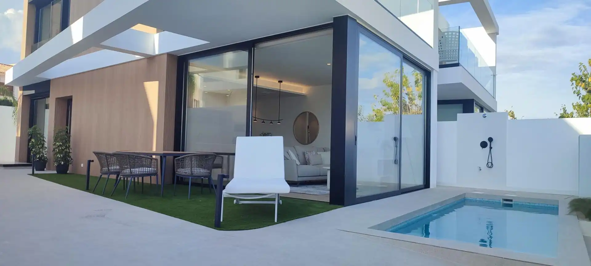 Terrassa de Casa o xalet en venda en Torre de la Horadada