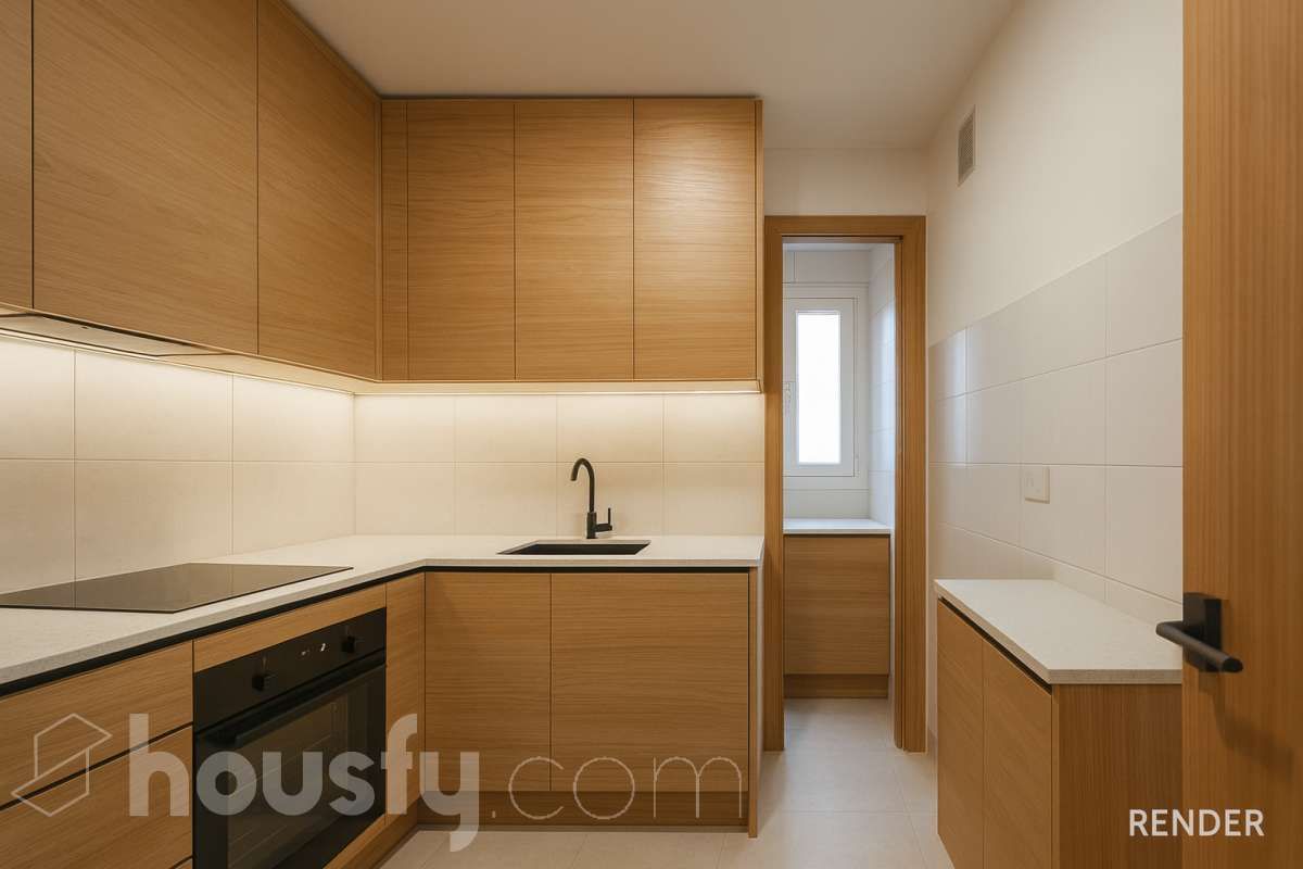 Cuina de Pis en venda en Esplugues de Llobregat amb Balcó