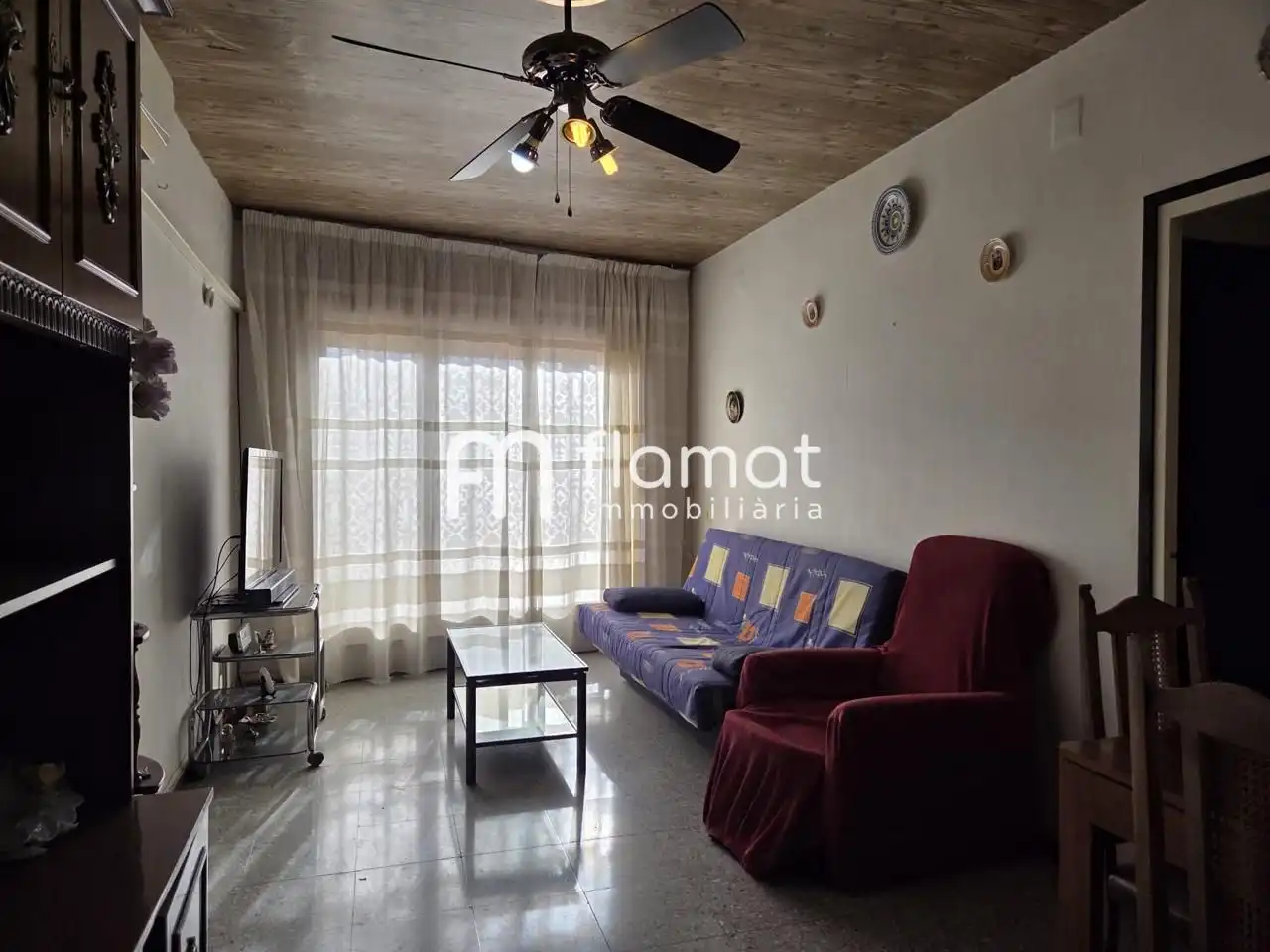 Sala de estar de Dúplex en venta en Badalona con Terraza