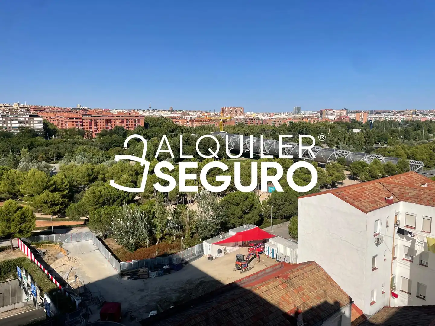 Vista exterior de Piso de alquiler en Madrid con Aire acondicionado, Calefacción y Terraza