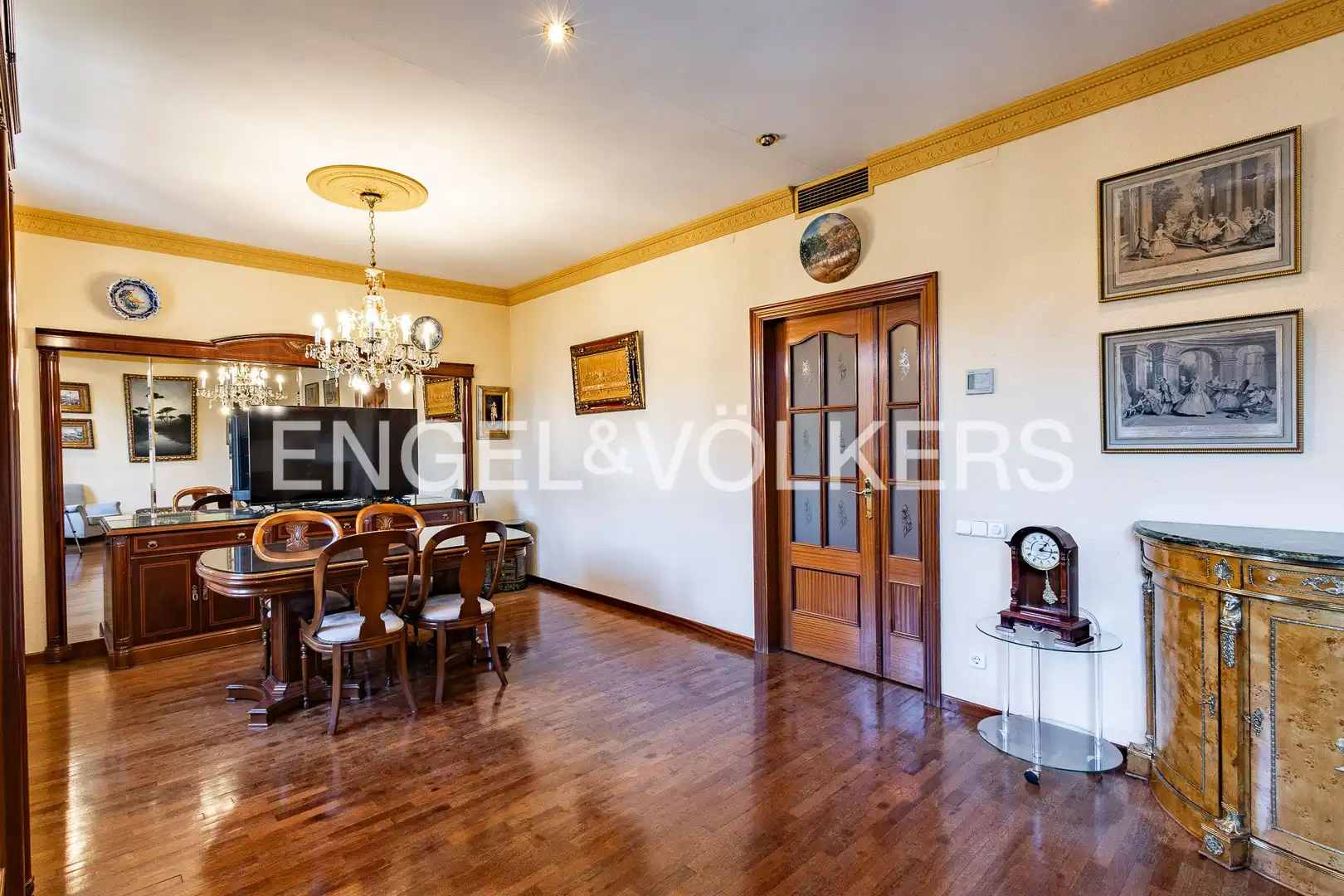 Dining room of Flat for sale in Barcelona  with Air Conditioner, Heating and Parquet flooring