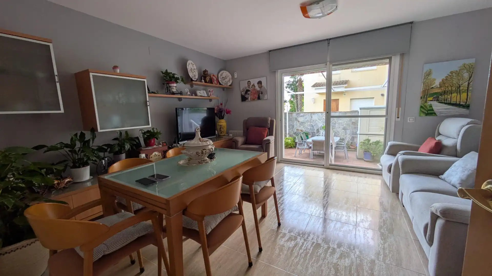 Dining room of Houses for sale in Torredembarra  with Air Conditioner, Heating and Private garden