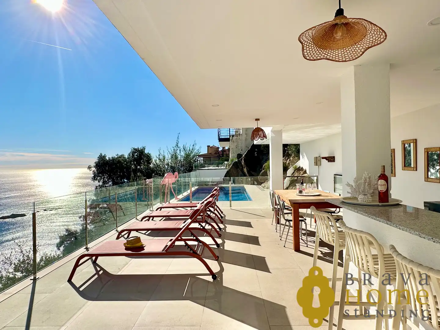 Terrassa de Casa o xalet en venda en Roses amb Aire condicionat, Jardí privat i Terrassa
