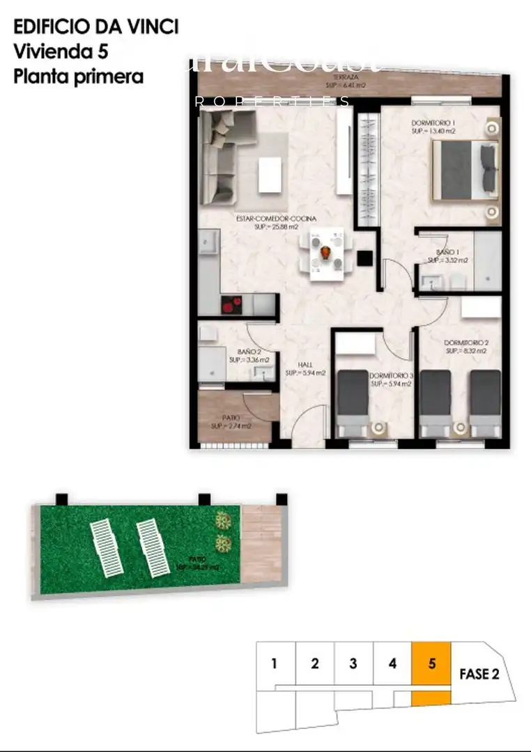 Flat with garden for sale in padre manjón, imagen 14