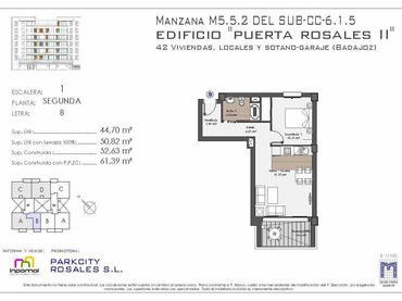 Apartamento con piscina en venta en Valdepasillas - La Paz - Huerta Rosales