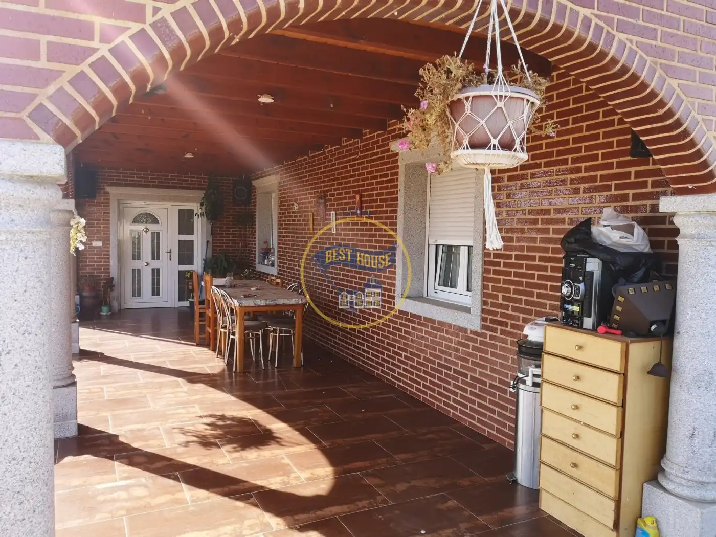 Terraza de Finca rústica en venta en León Capital  con Calefacción, Jardín privado y Terraza