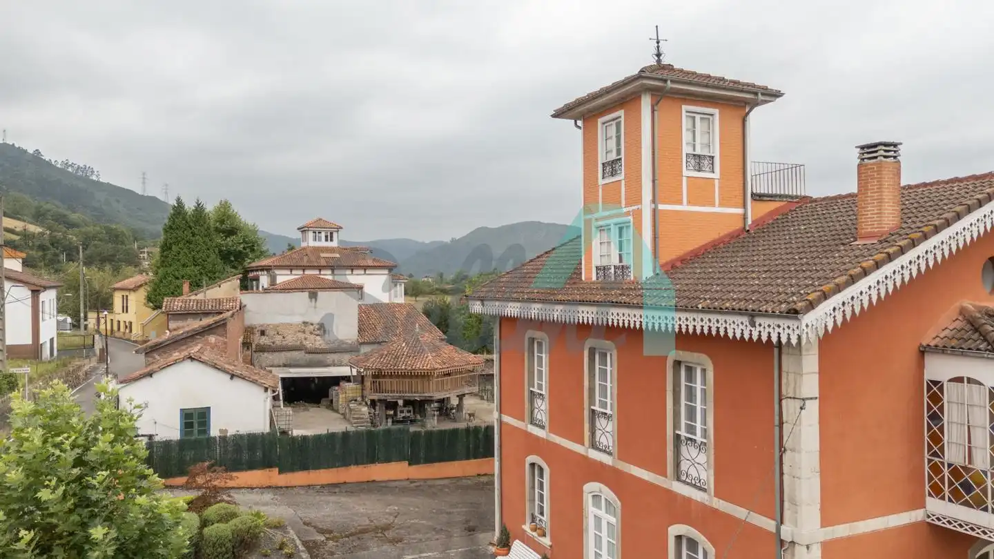 Vista exterior de Casa o chalet en venta en Ribera de Arriba con Jardín privado, Terraza y Balcón