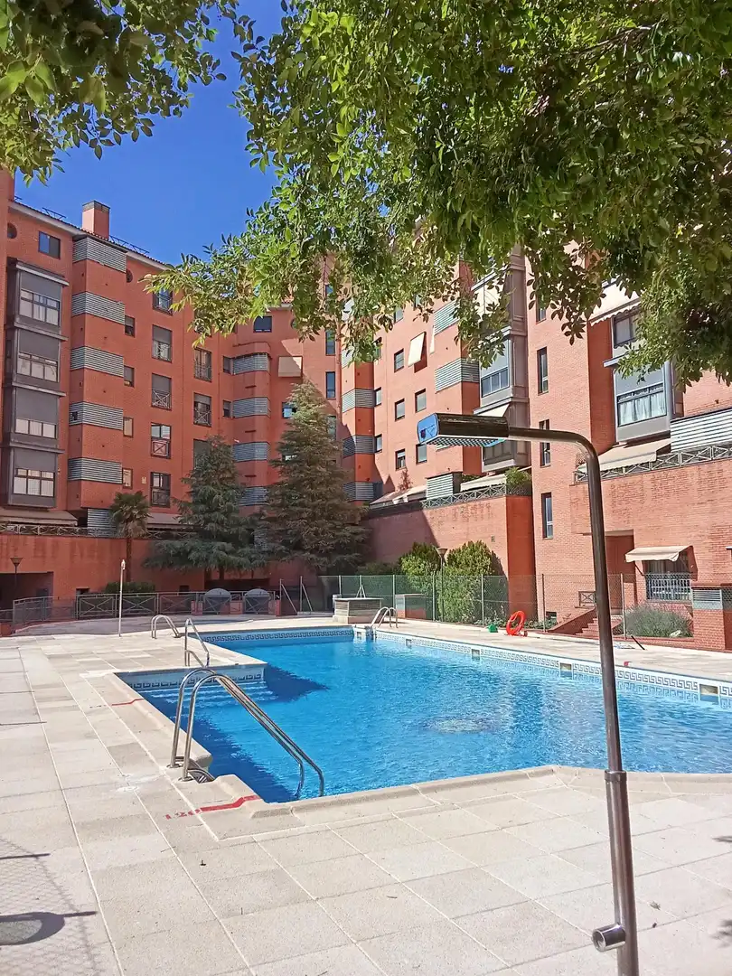 Schwimmbecken von Wohnung zur Miete in Madrid mit Klimaanlage, Heizung und Terrasse