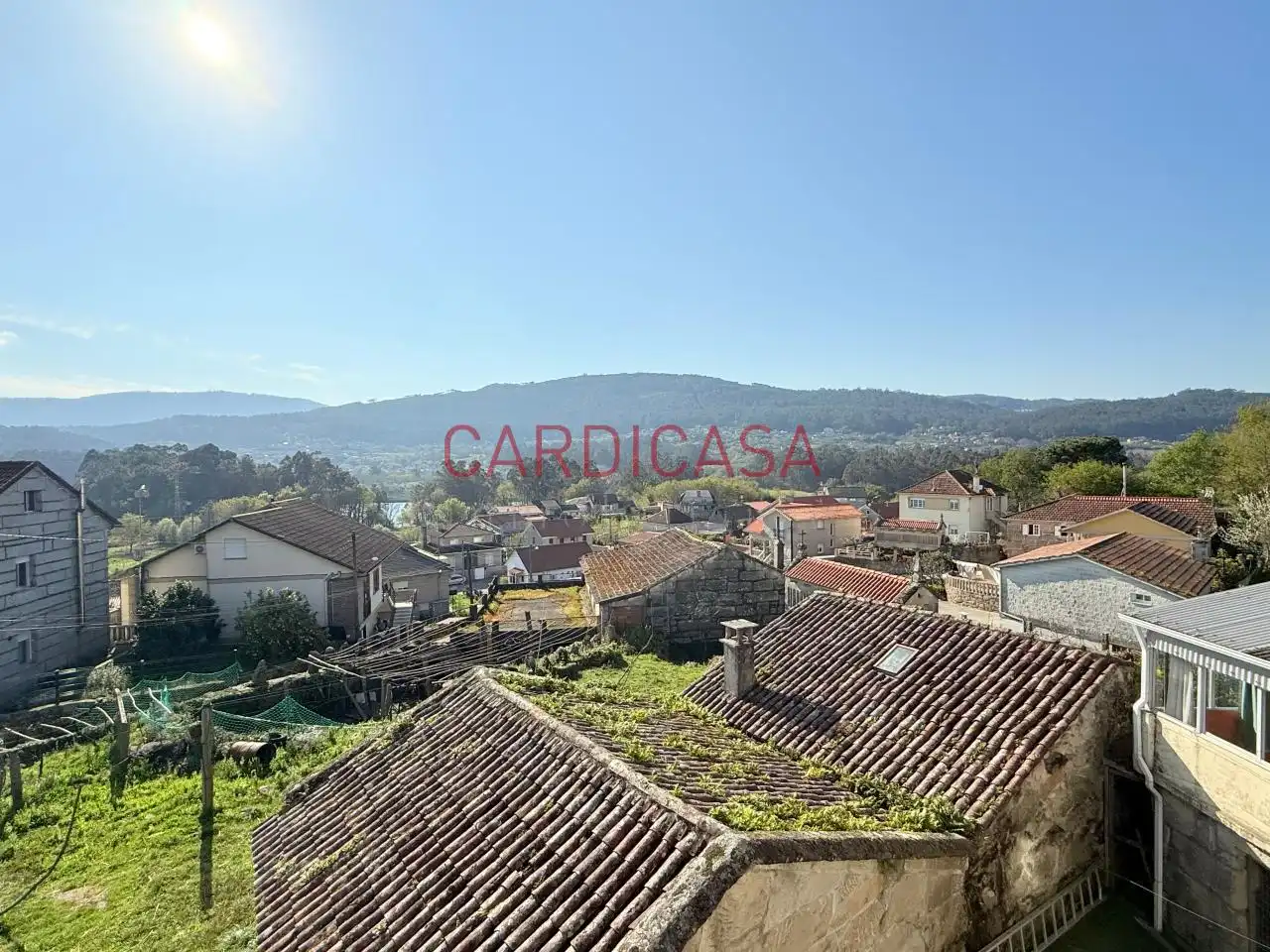 Vista exterior de Casa o xalet en venda en Vilaboa amb Calefacció, Jardí privat i Terrassa