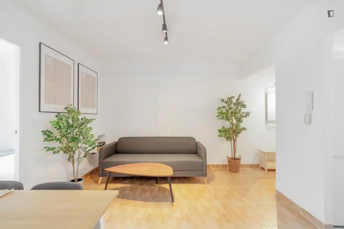 Sala d'estar de Apartament per a compartir en Jerez de la Frontera amb Moblat, Rentadora i Microones