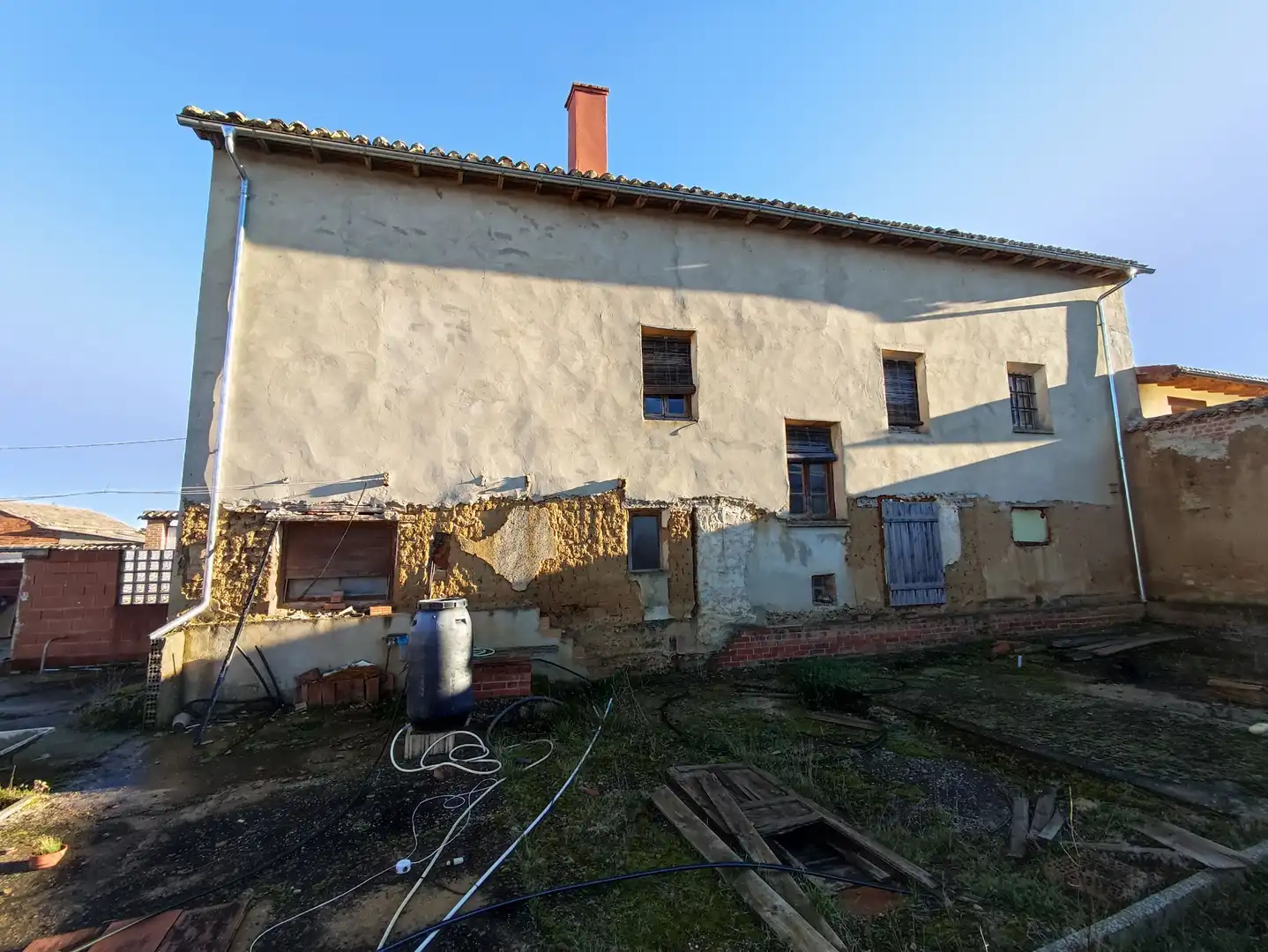 Vista exterior de Finca rústica en venda en Osorno la Mayor amb Calefacció, Jardí privat i Terrassa