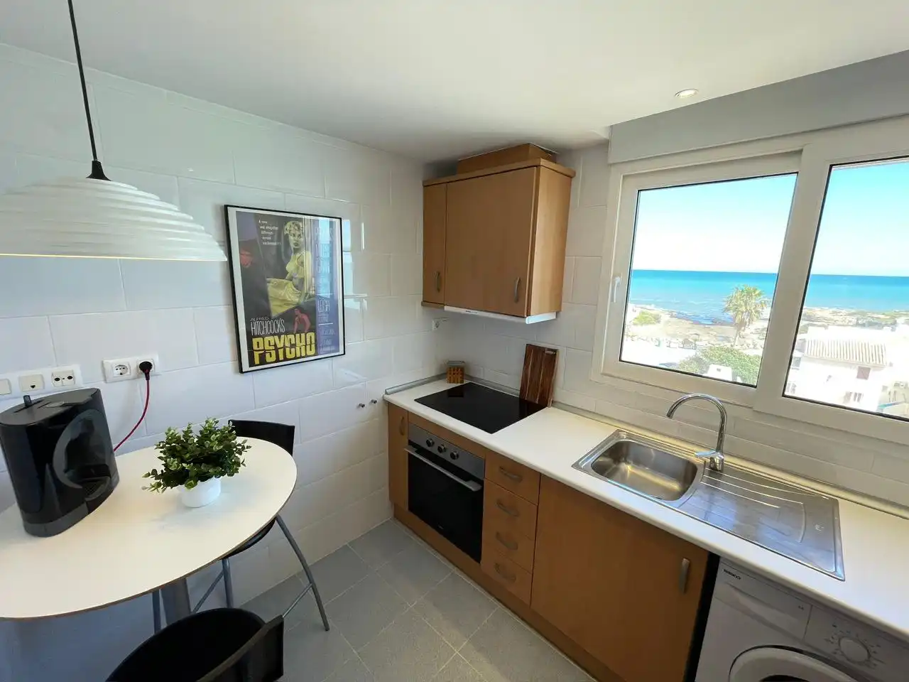 Küche von Wohnungen zum Verkauf in La Manga del Mar Menor mit Heizung, Parkett und Terrasse