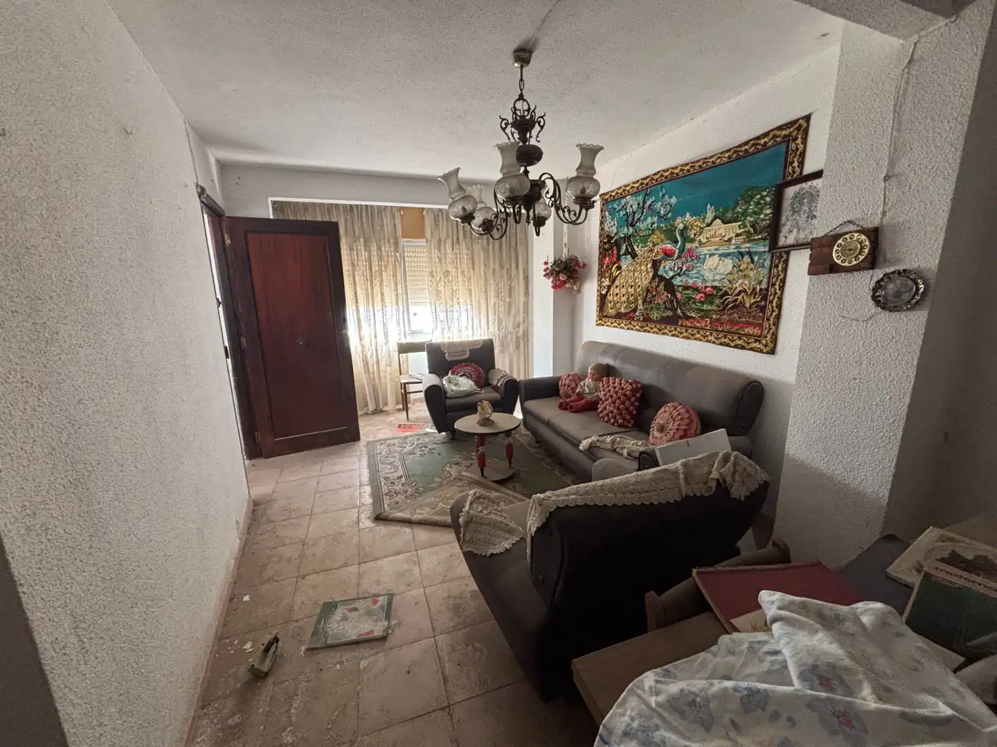 Sala d'estar de Casa adosada en venda en Almazora / Almassora amb Terrassa i Traster