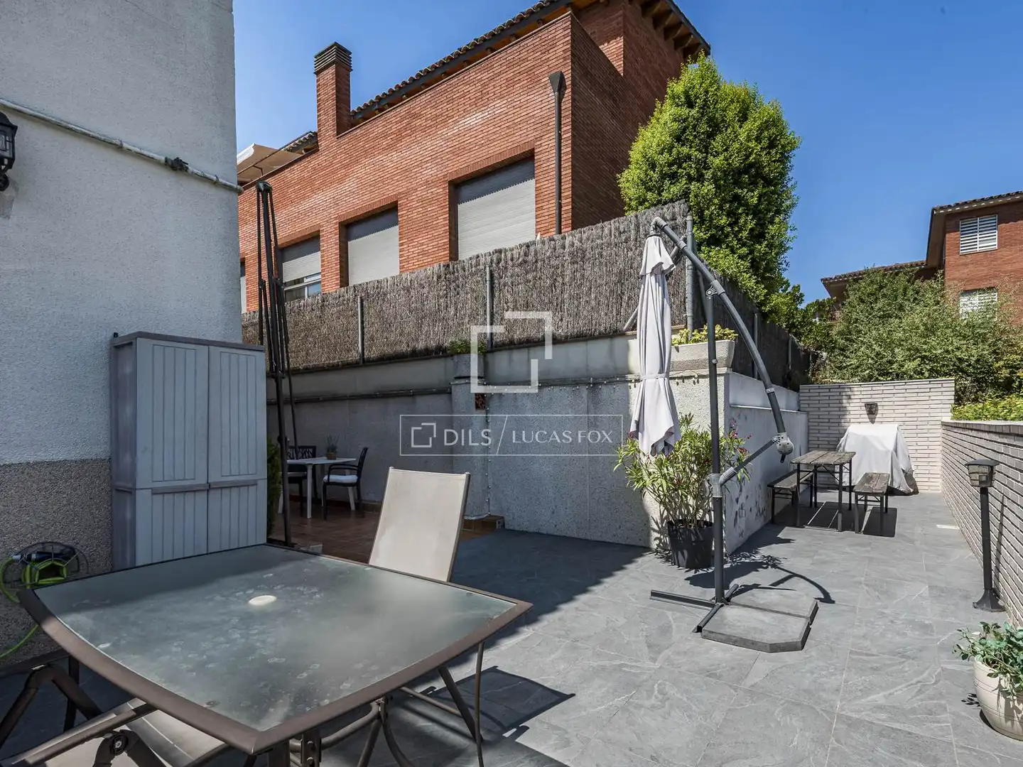 Terrassa de Casa o xalet en venda en Sant Cugat del Vallès amb Aire condicionat, Calefacció i Jardí privat