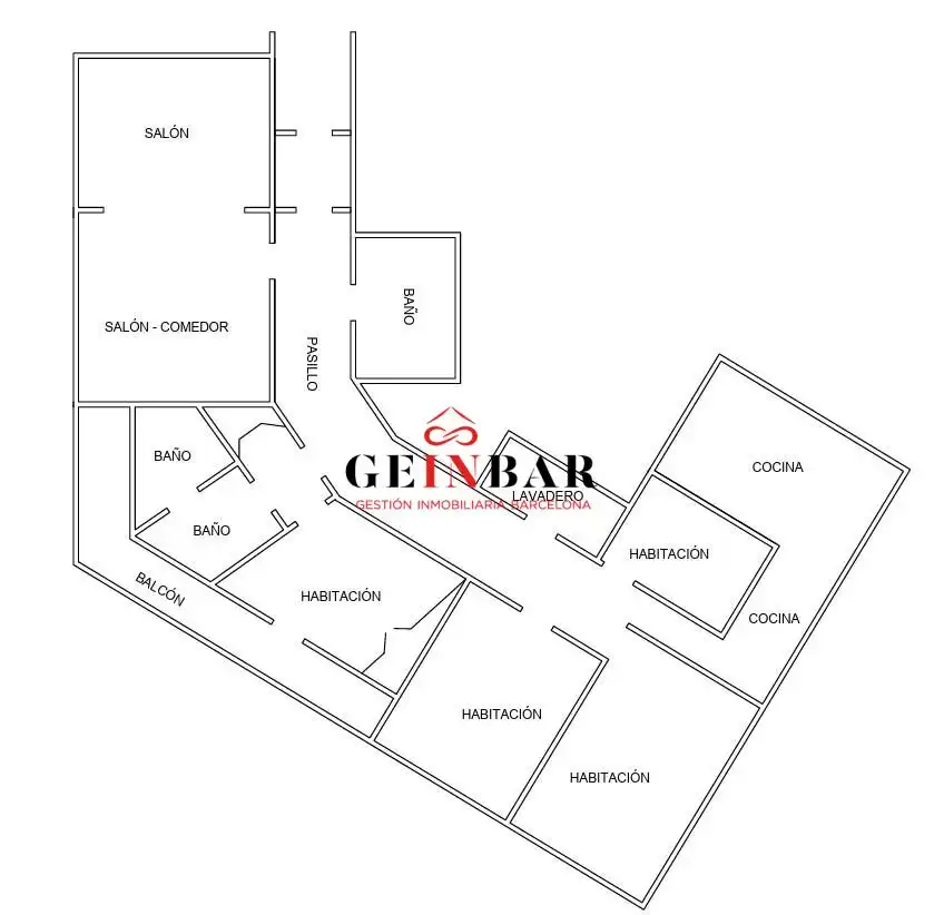 Exterior view of Flat for sale in Barcelona  with Air Conditioner, Heating and Parquet flooring