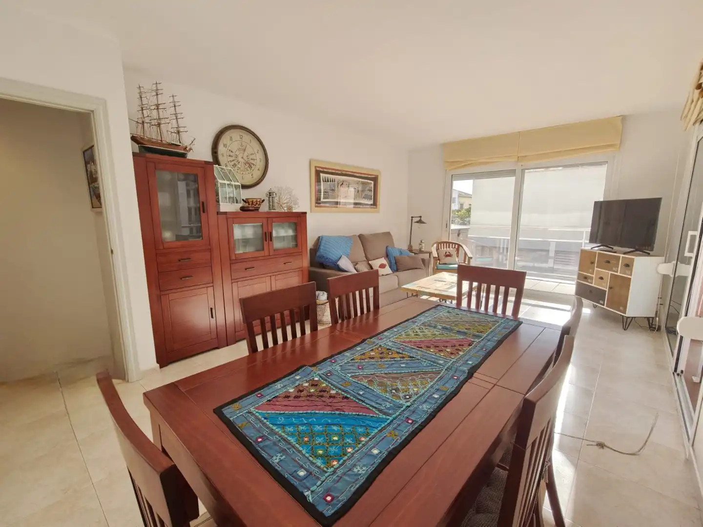 Comedor de Apartamento en venta en Calonge i Sant Antoni con Aire acondicionado, Terraza y Amueblado