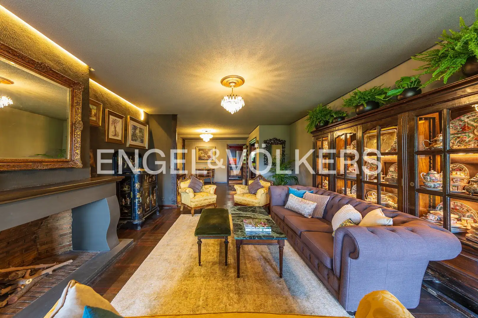 Sala de estar de Piso de alquiler en Las Rozas de Madrid con Aire acondicionado, Calefacción y Parquet