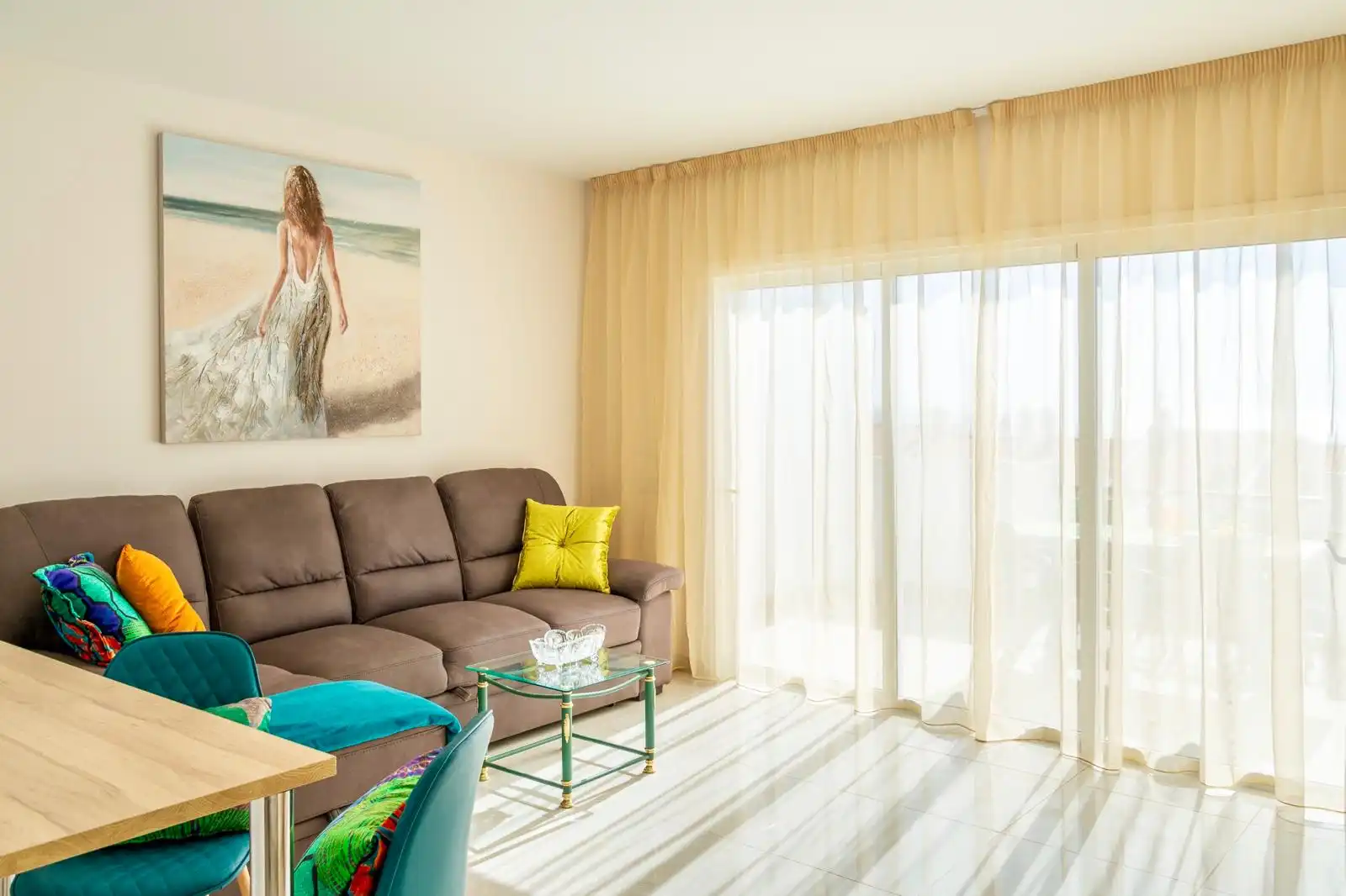 Sala de estar de Piso en venta en Adeje con Aire acondicionado, Terraza y Amueblado