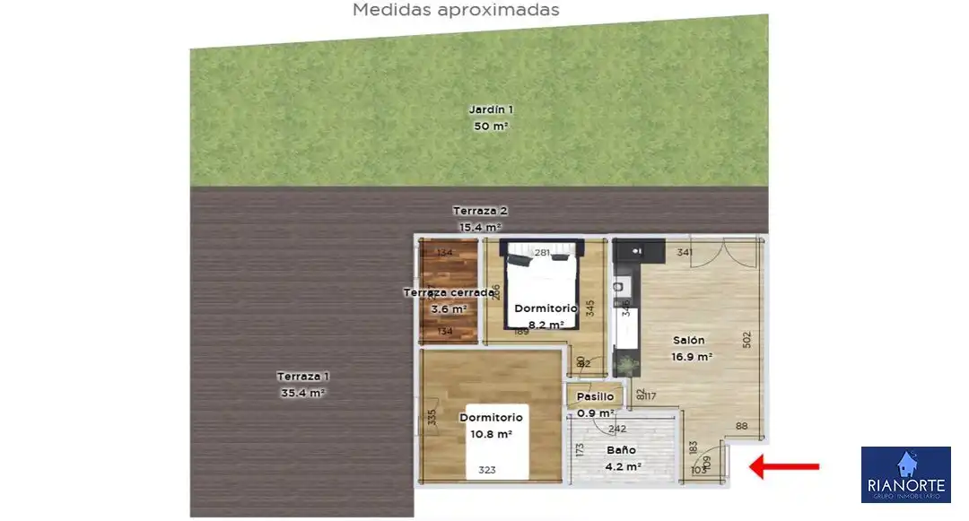 Flat for sale in Gozón  with Heating, Private garden and Terrace