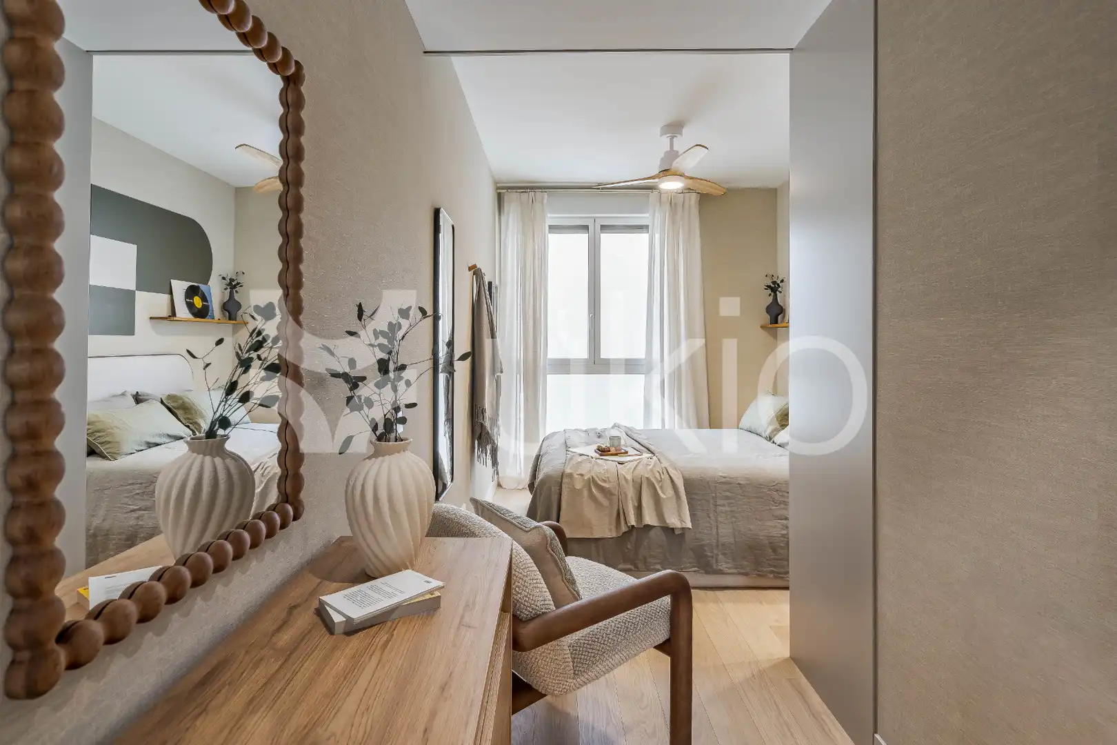 Bedroom of Apartments for rent in Madrid  with Heating, Furnished and Oven