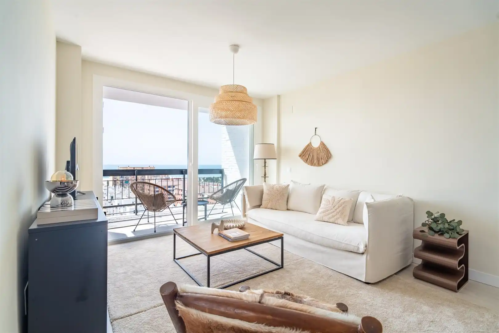 Sala d'estar de Apartament en venda en Málaga