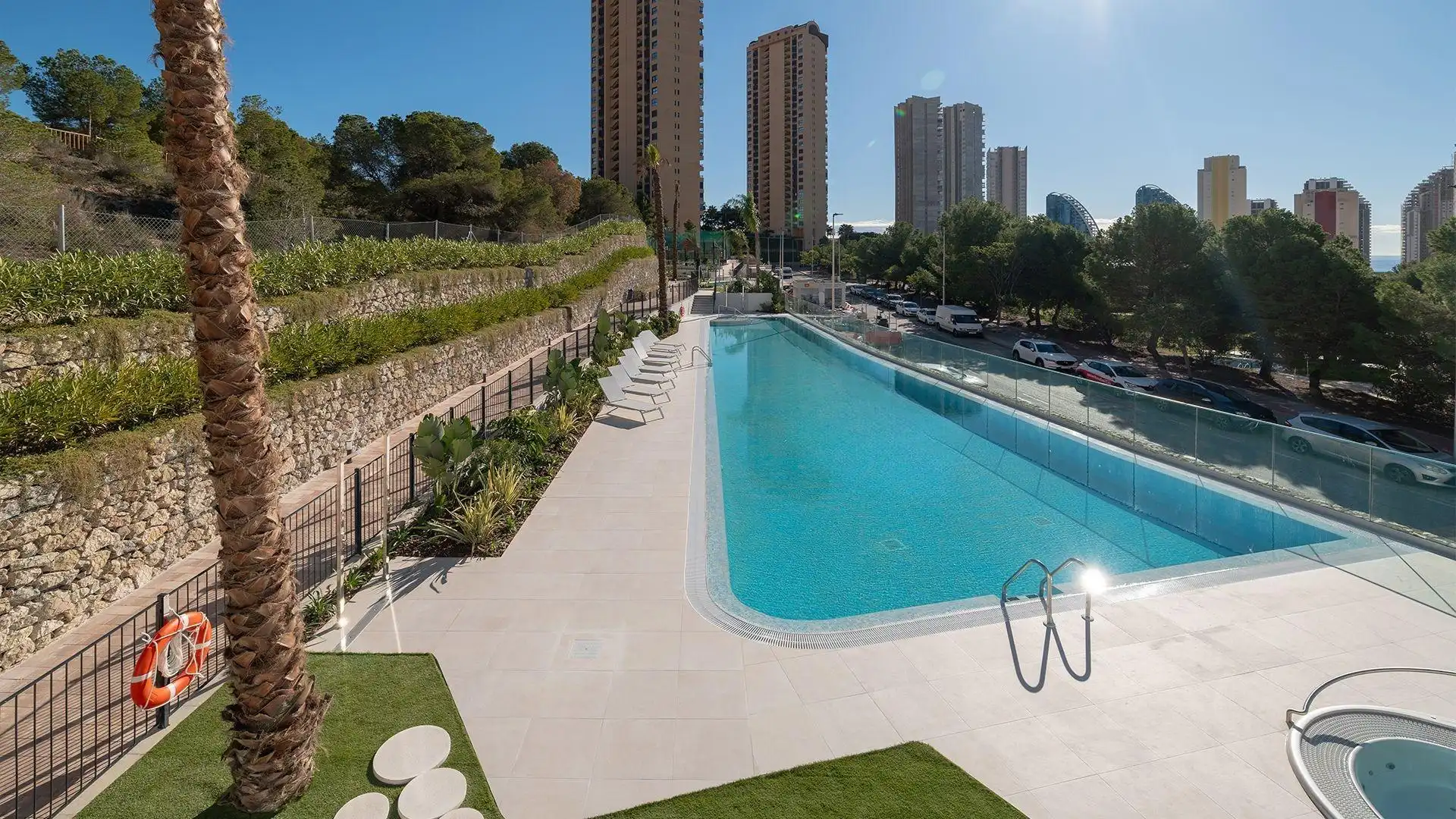 Piscina de Apartamento en venta en Benidorm con Terraza