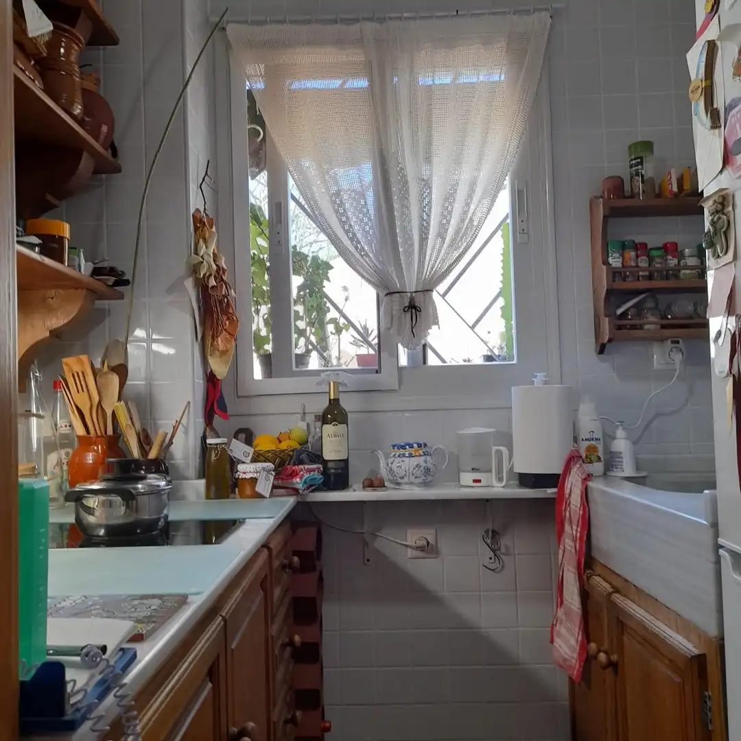 Kitchen of Apartments for sale in Málaga  with Air Conditioner, Private garden and Terrace