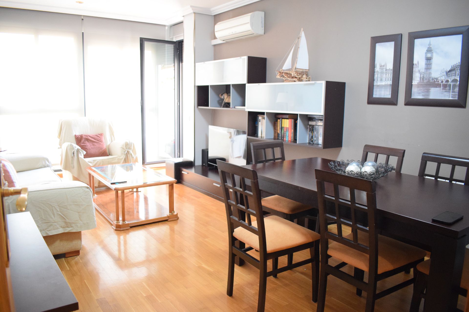 Living room of Flat for sale in Castellón de la Plana / Castelló de la Plana  with Air Conditioner, Heating and Storage room