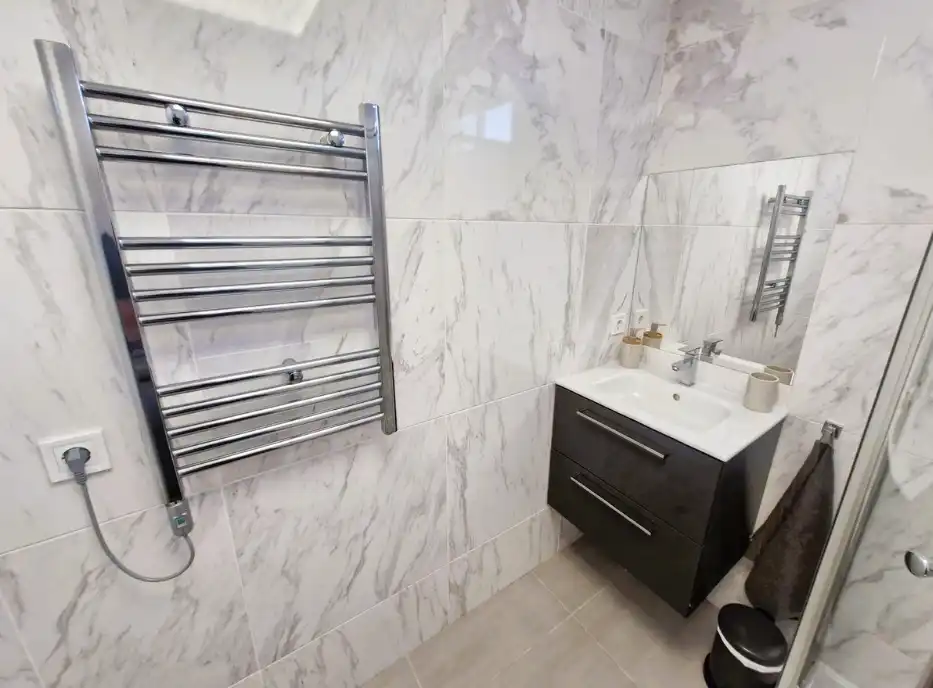 Baño de Casa o chalet en venta en Mijas con Aire acondicionado, Jardín privado y Terraza