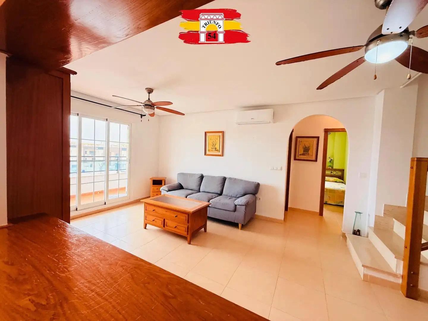 Sala de estar de Ático en venta en Pilar de la Horadada con Aire acondicionado, Jardín privado y Trastero