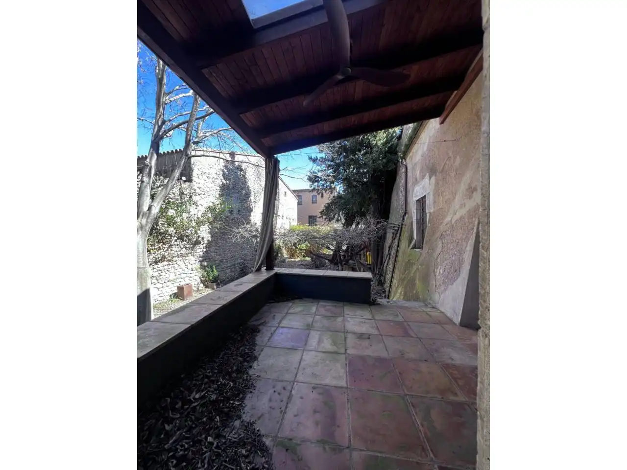 Terraza de Casa adosada de alquiler en Avinyonet de Puigventós con Aire acondicionado, Calefacción y Jardín privado