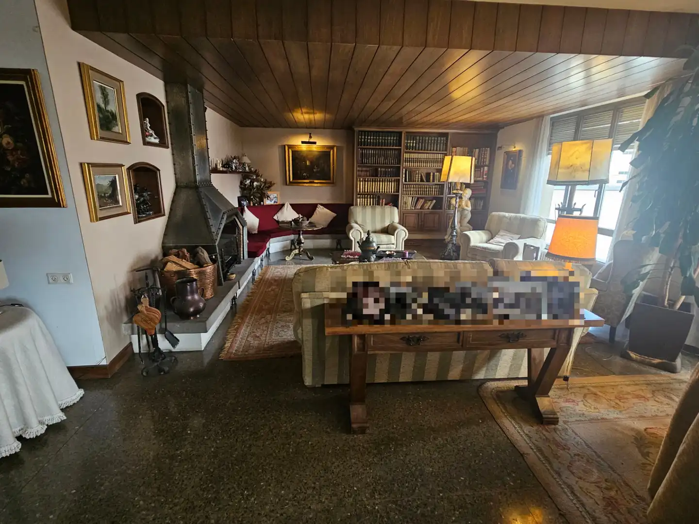 Living room of Flat for sale in Sabadell  with Heating, Parquet flooring and Terrace