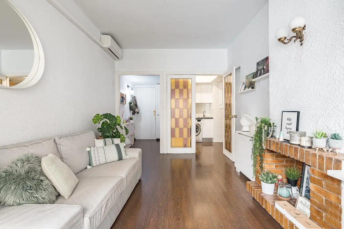 Sala de estar de Apartamento en venta en Sarrià - Sant Gervasi