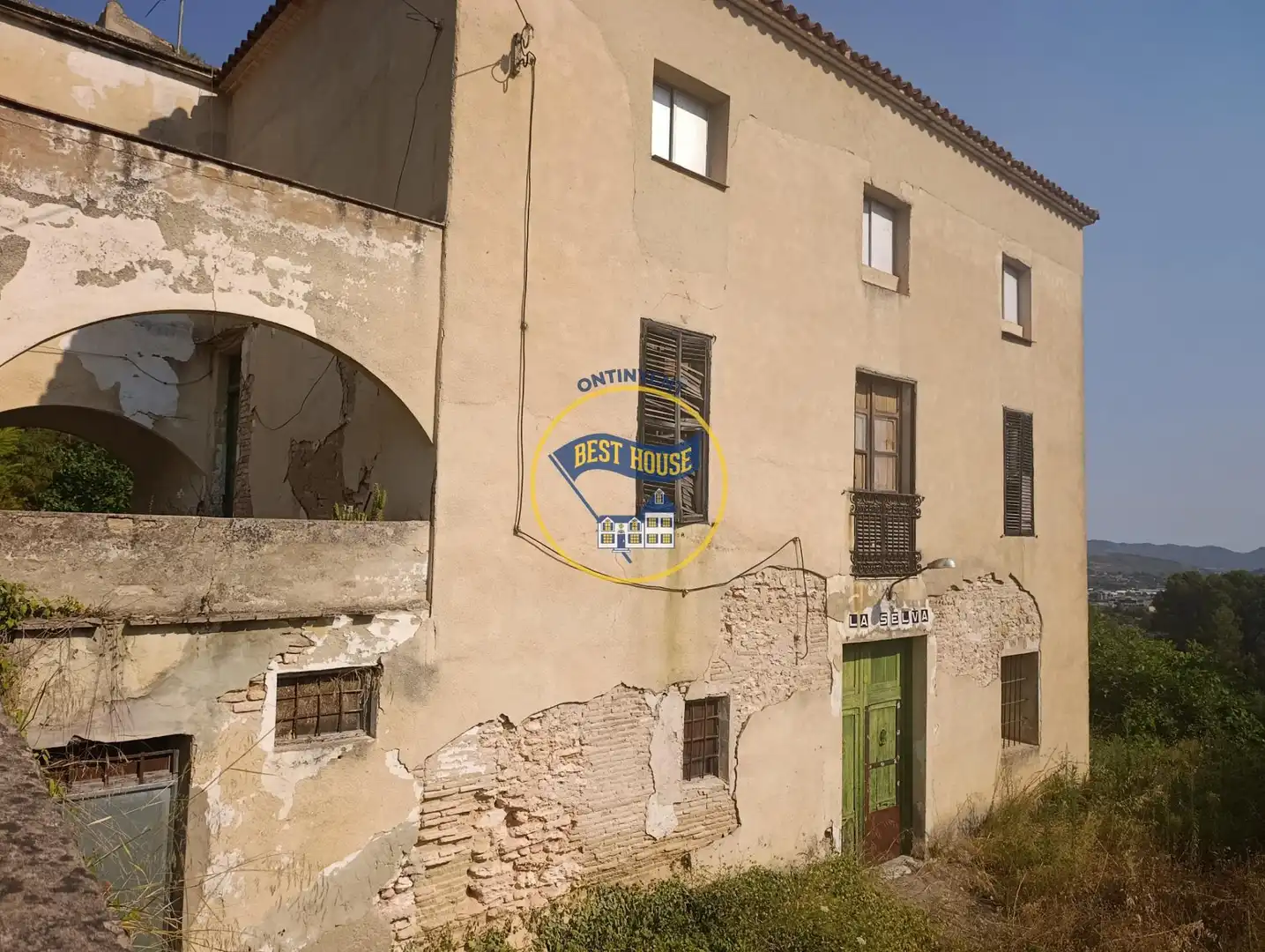 Vista exterior de Casa o chalet en venta en Ontinyent con Jardín privado, Trastero y Piscina