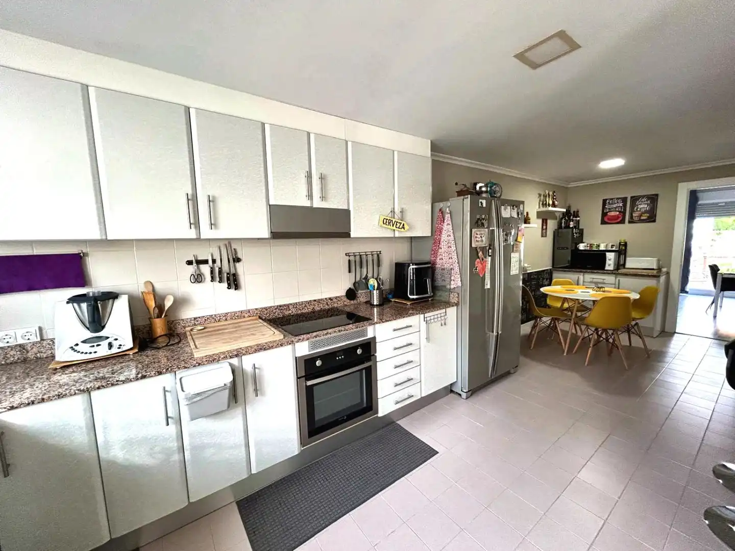 Cocina de Casa adosada en venta en Albacete con Aire acondicionado, Calefacción y Parquet