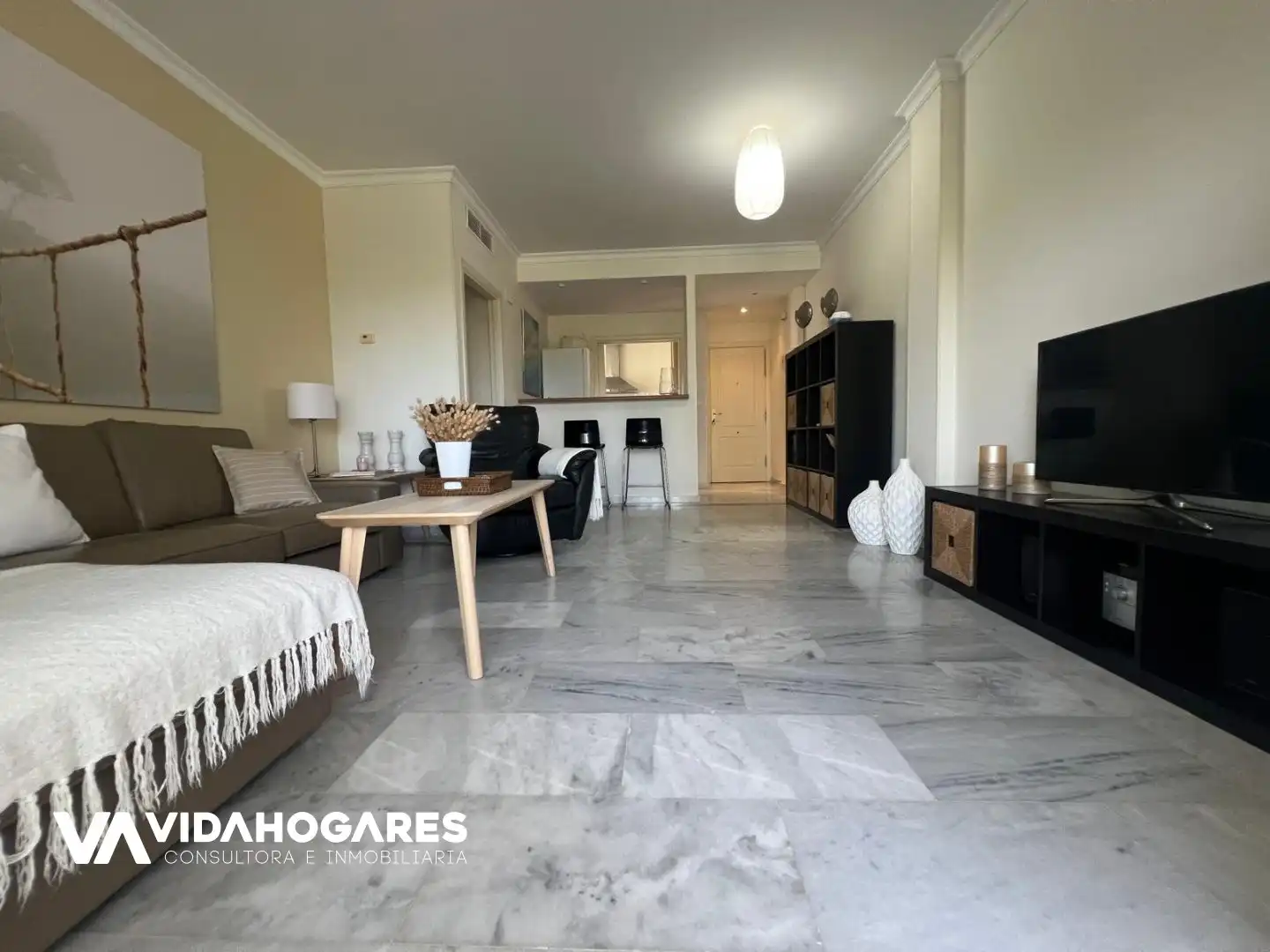 Sala d'estar de Pis en venda en Rota amb Terrassa, Piscina i Moblat