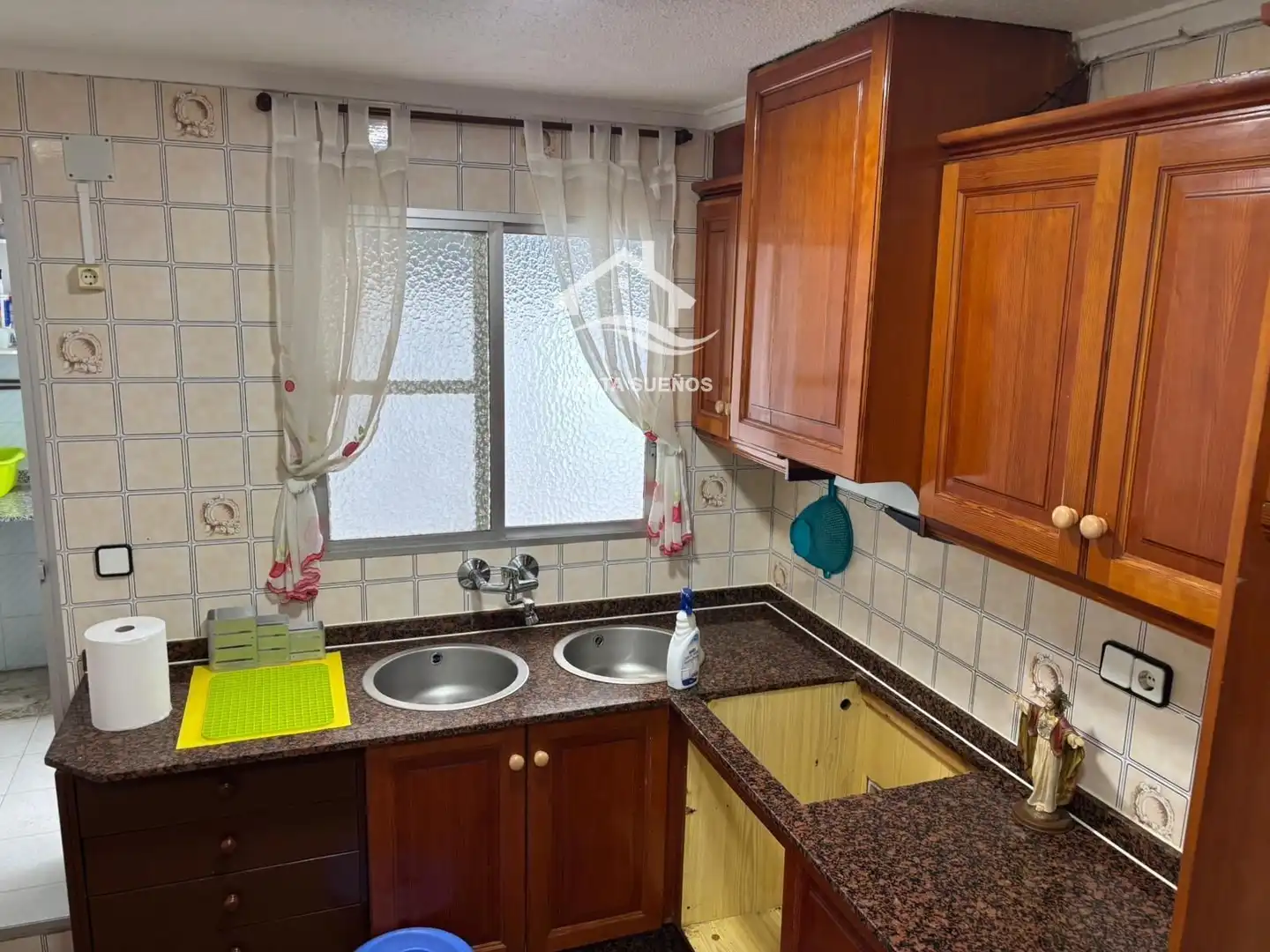 Kitchen of Flat for sale in Monforte del Cid  with Terrace, Furnished and Alarm