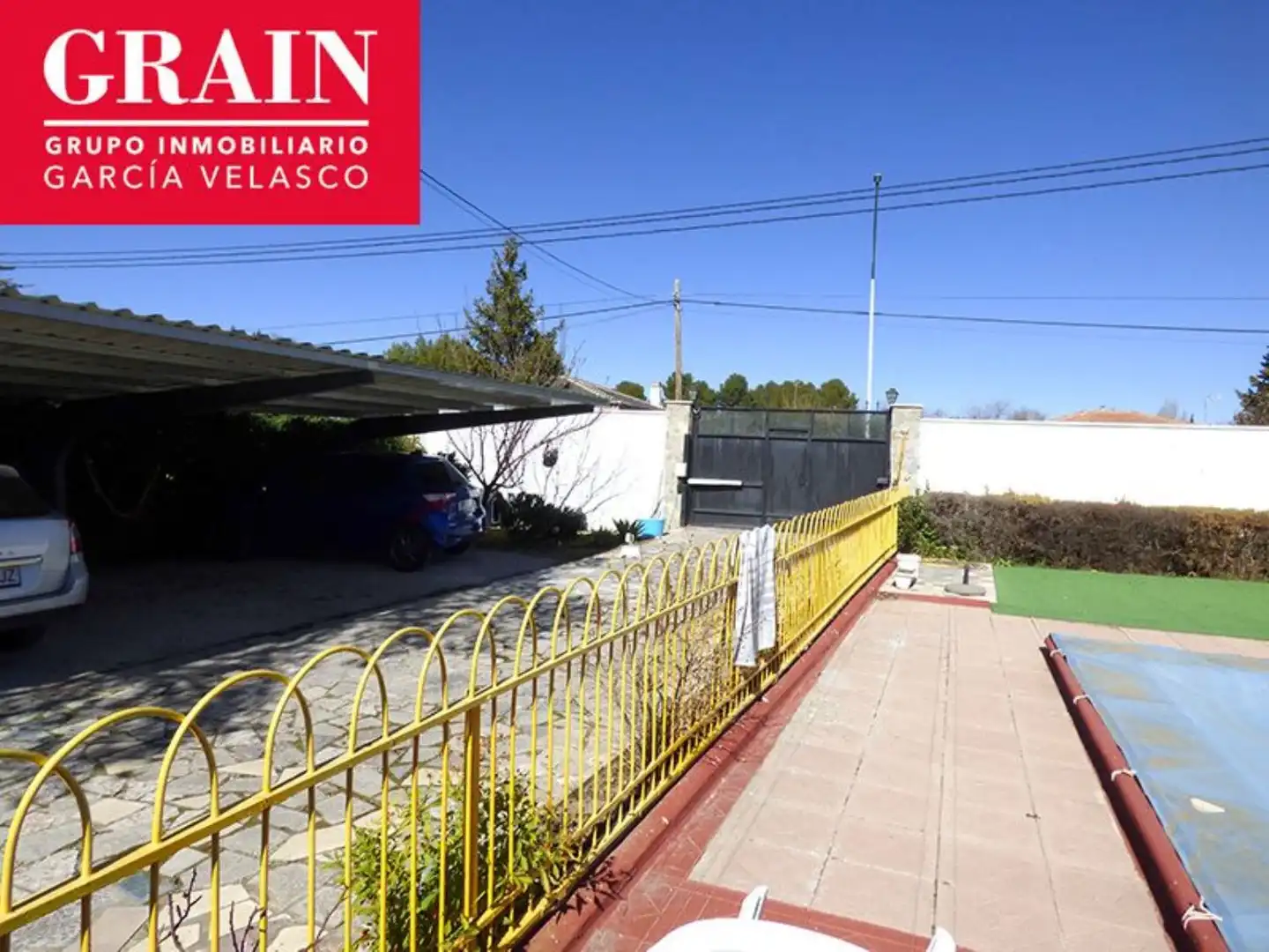 Vista exterior de Casa o chalet en venta en Albacete con Calefacción, Jardín privado y Piscina