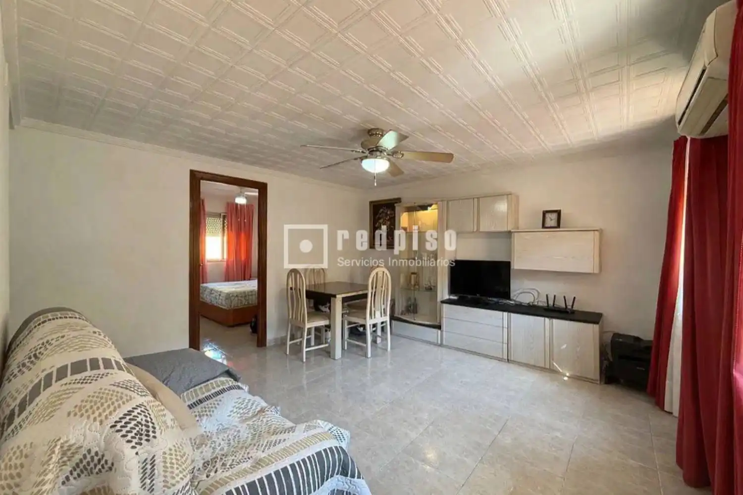 Sala d'estar de Pis en venda en Málaga Capital amb Calefacció, Terrassa i Moblat