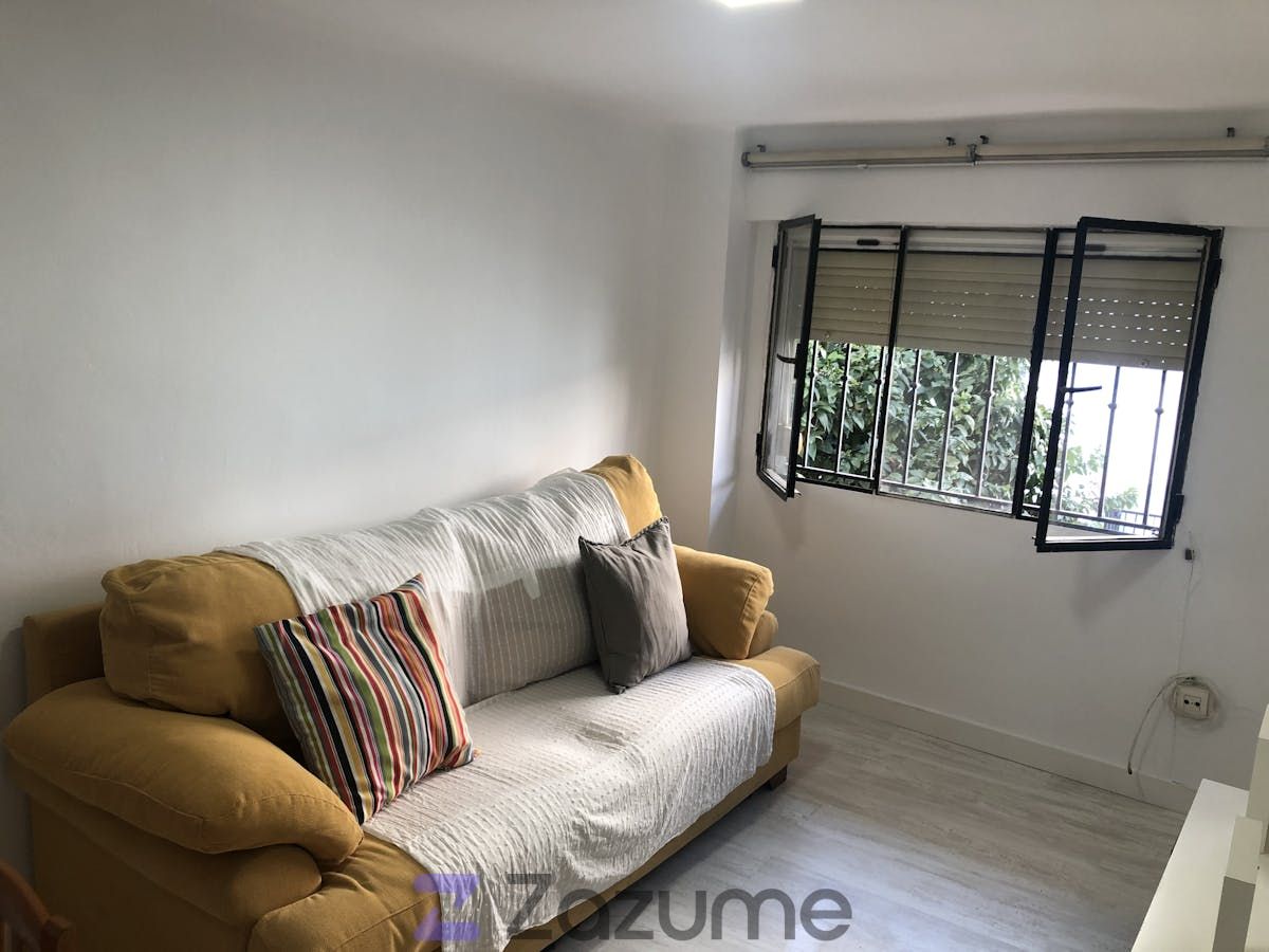 Living room of Flat to rent in Málaga Capital  with Parquet flooring, Terrace and Furnished