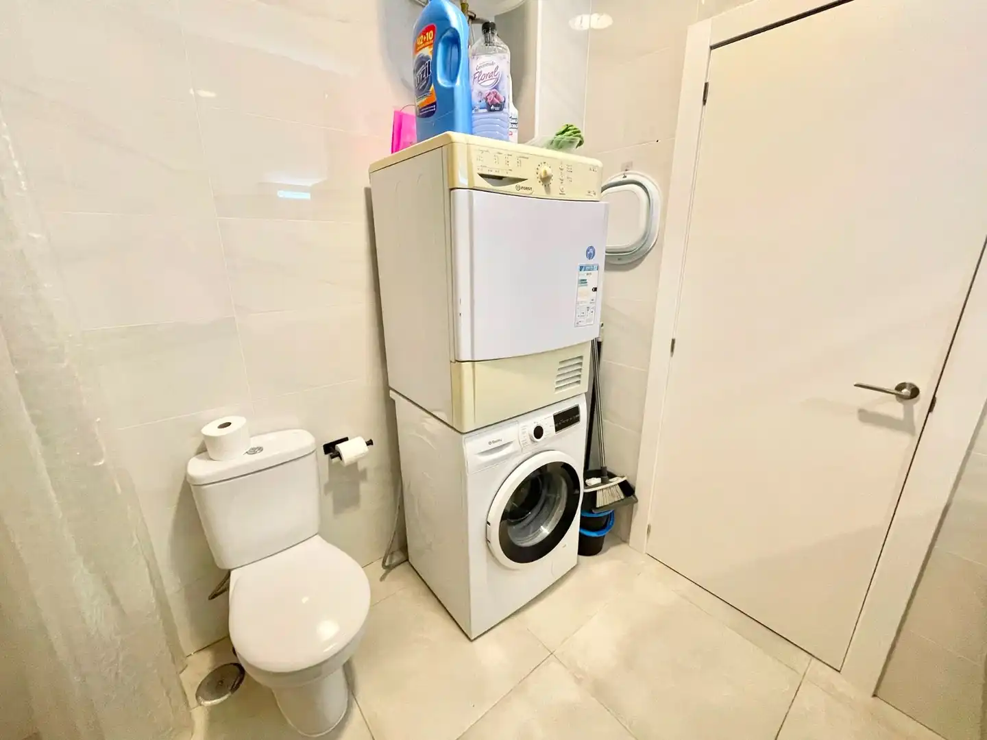 Badezimmer von Wohnung zur Miete in Pilar de la Horadada mit Klimaanlage, Möbliert und Waschmaschine