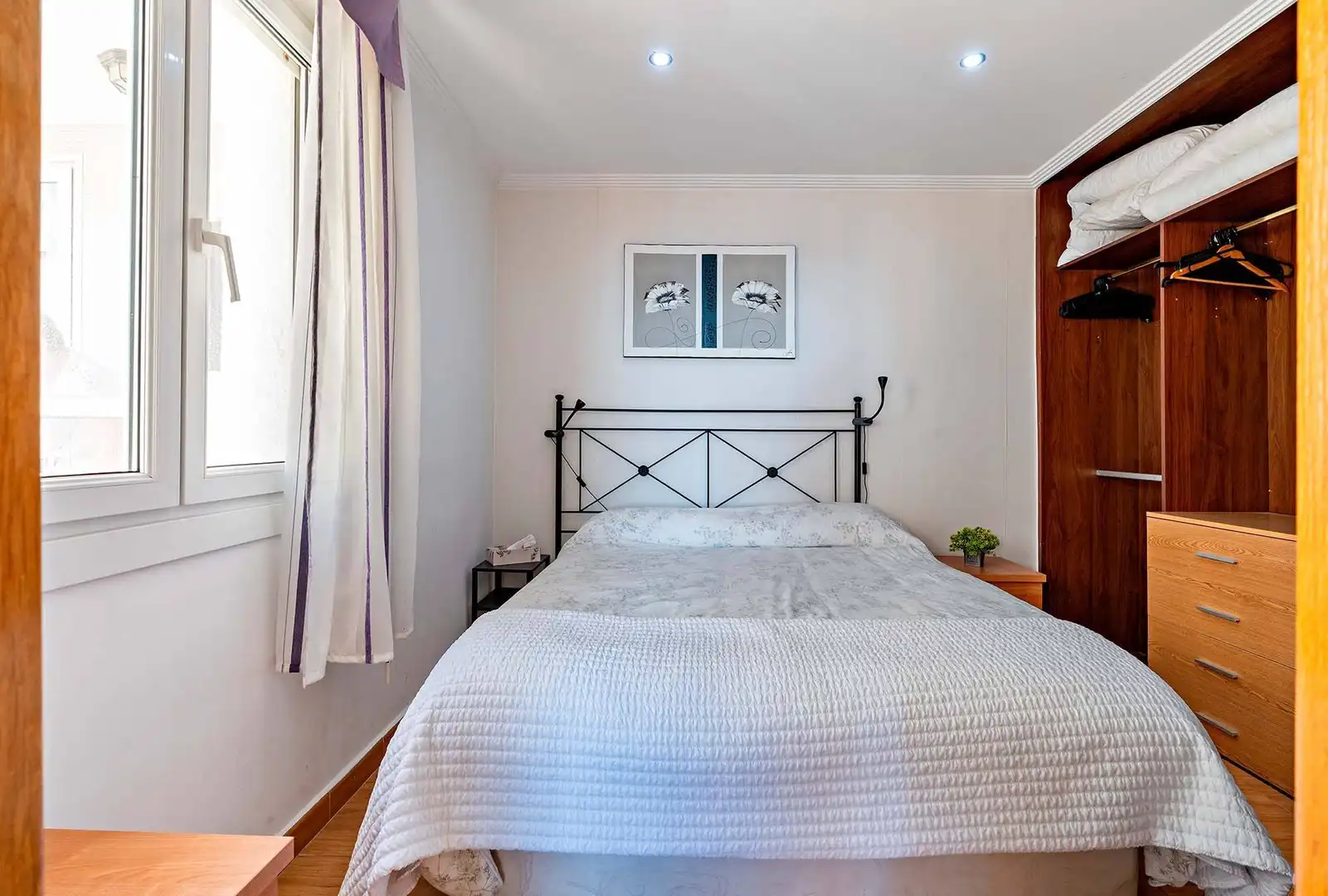 Bedroom of Flat for sale in Roquetas de Mar  with Air Conditioner, Terrace and Furnished