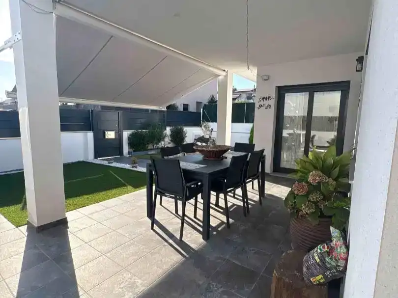 Terrace of Flat for sale in Cunit  with Air Conditioner, Private garden and Parquet flooring
