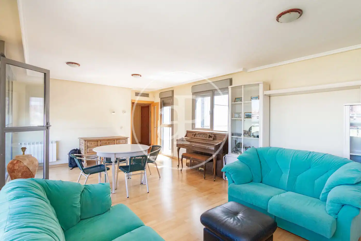 Living room of Attic for sale in Madrid  with Air Conditioner, Heating and Private garden