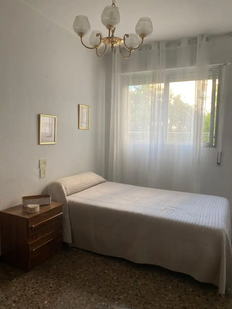 Schlafzimmer von Wohnung zum Verkauf in Tudela mit Heizung, Terrasse und Möbliert