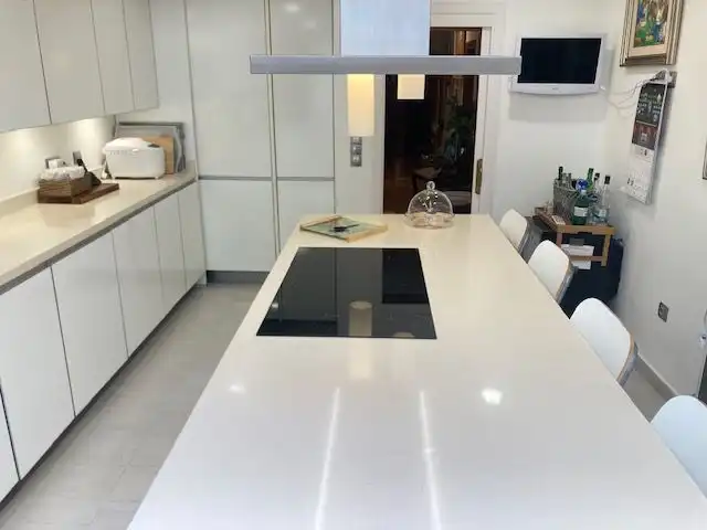 Cuina de Casa o xalet en venda en Roquetas de Mar amb Aire condicionat, Calefacció i Jardí privat