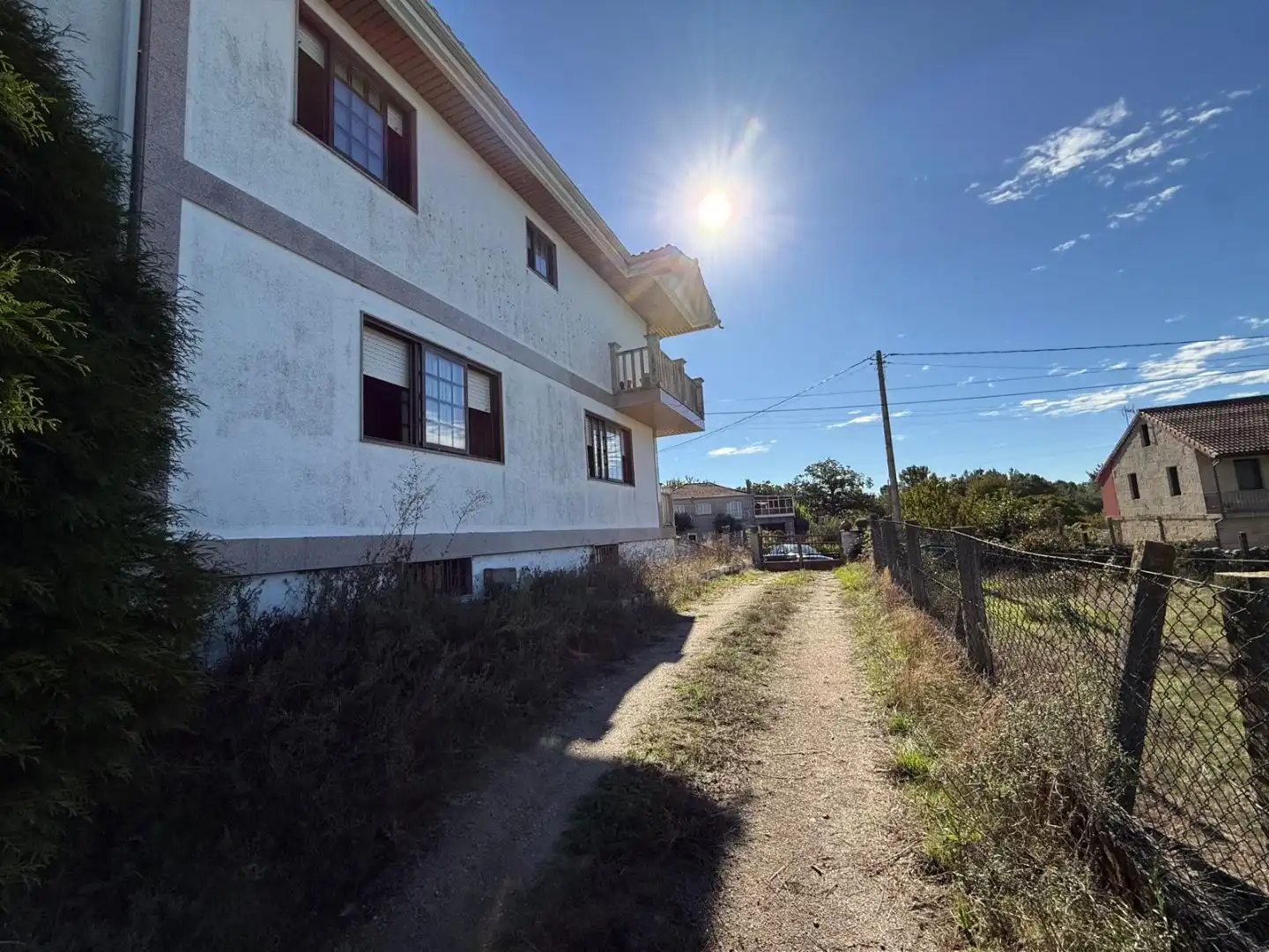 Vista exterior de Casa o chalet en venta en O Bolo  con Calefacción, Jardín privado y Parquet